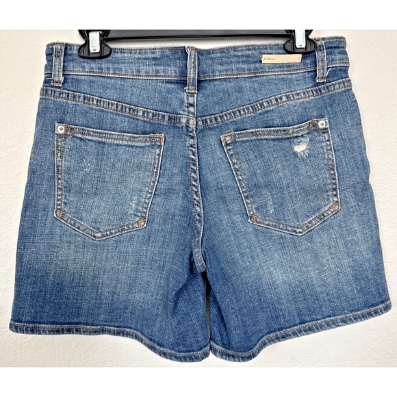 Anthropologie PILCRO Blue Denim Shorts‎ SZ 26 (30") Slim Boyfriend - Picture 2 of 16